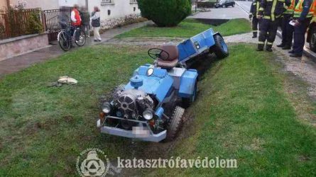 Traktor alá szorult a sofőr Kaposfőn (+KÉPEK)