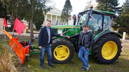 John Deere traktort vásárolt Hegyfalu