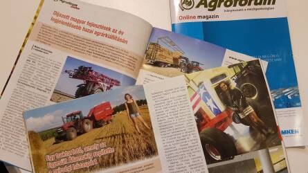 Lapozza végig az AGROmash-ra megjelent Agrofórum Online Magazint digitálisan