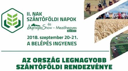 Szakmai konferenciák a II. Nak Szántóföldi Napok és Agrárgépshow-n Mezőhegyesen