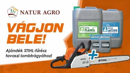 Nagyobb bevétel és ajándék STIHL-fűrész - válassza a Natur Technológiát!