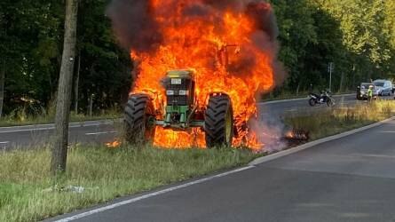 Így égett ki egy 30 ezer eurós traktor