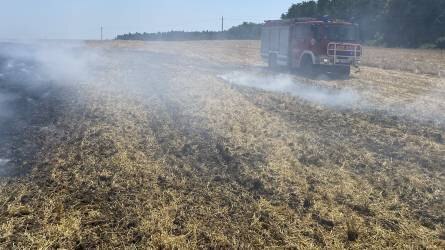 Katasztrófavédelem: a meleg miatt több a mezőgazdaságot érintő tűz
