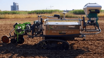 A Phoenix mezőgazdasági robot segít csökkenteni a műtrágya-felhasználást