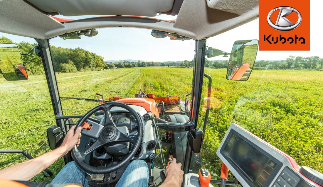 A Kubota könnyedén kezelhető