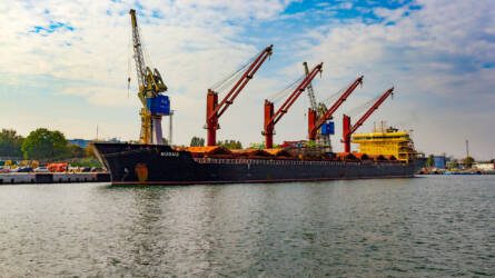 Zuhan a konstancai kikötőn keresztüli ukrán gabonaexport