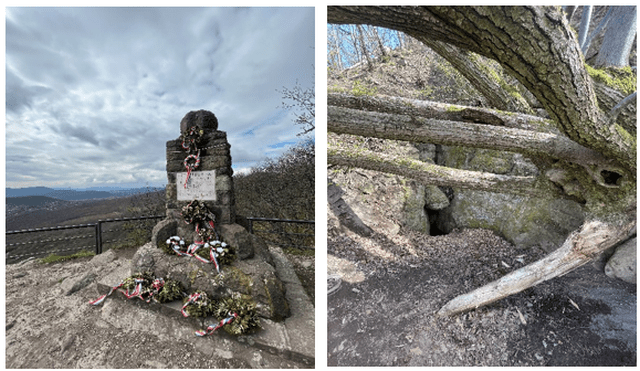 2. ábra: Petőfi pihenő; Vasas-szakadék 1. sz. barlangja