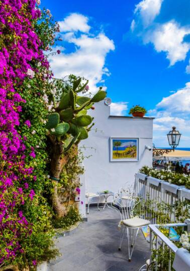 Mediterrán hangulatú balkon