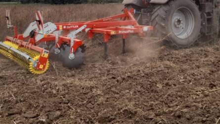 Tarlókezelés hatékonyabban, gazdaságosabban, gyorsabban és kevesebb taposással: Güttler