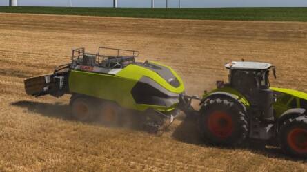 Elképesztő tömegű és sűrűségű bálákat gyárt a Claas innovatív gépe