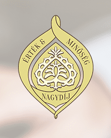 Az Érték és Minőség Nagydíj logója - forrás emin.hu