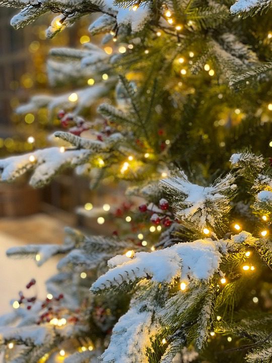 Újkeletű szokás az égősor felhelyezése is a gyertya vagy csillagszóró helyett