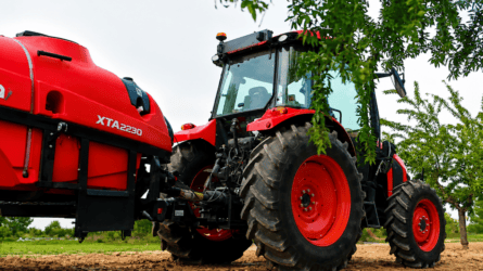 Kubota ültetvénypermetezők gyakorlati bemutatója