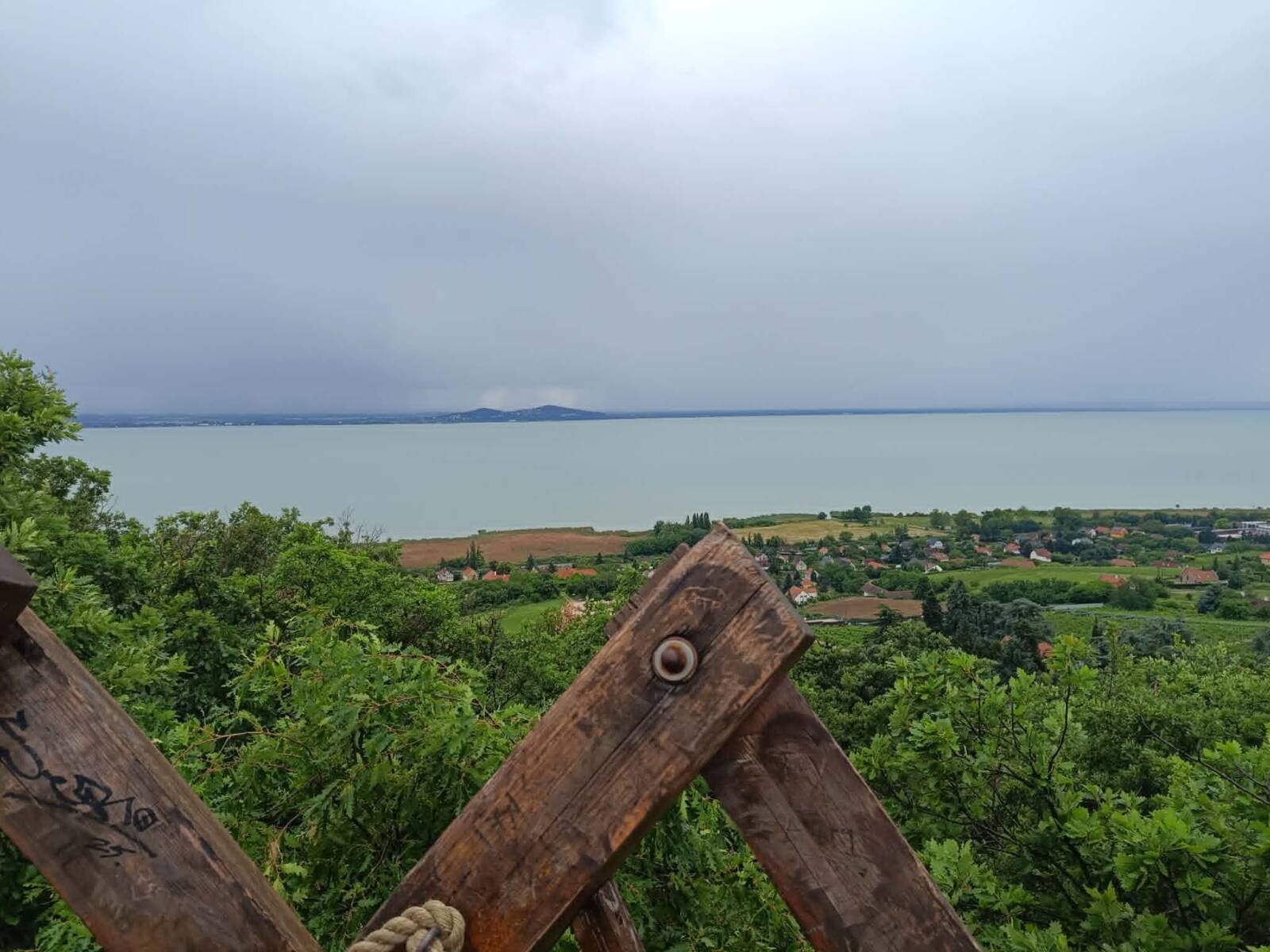 Részlet a kilátó panorámájából